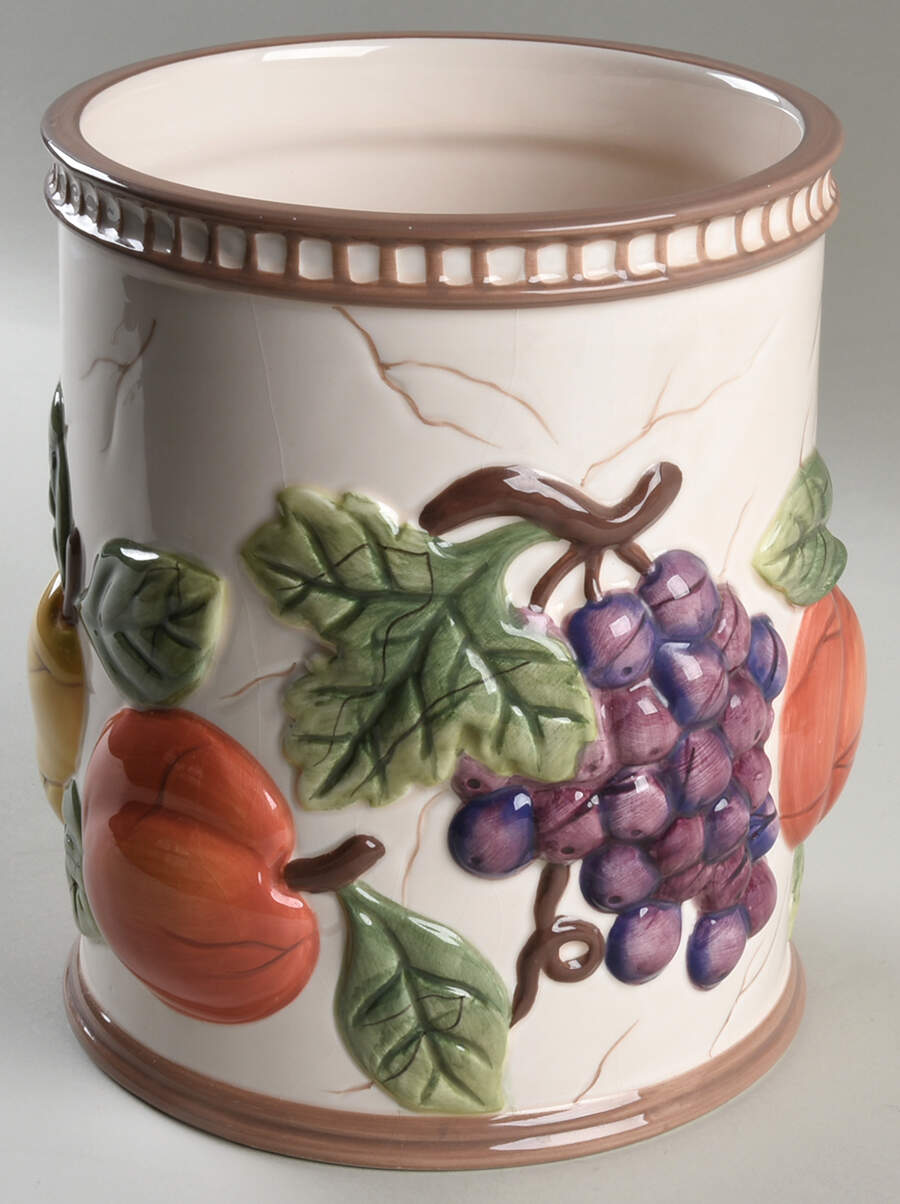 Pompeii Fruit Large Canister No Lid by American Atelier-1