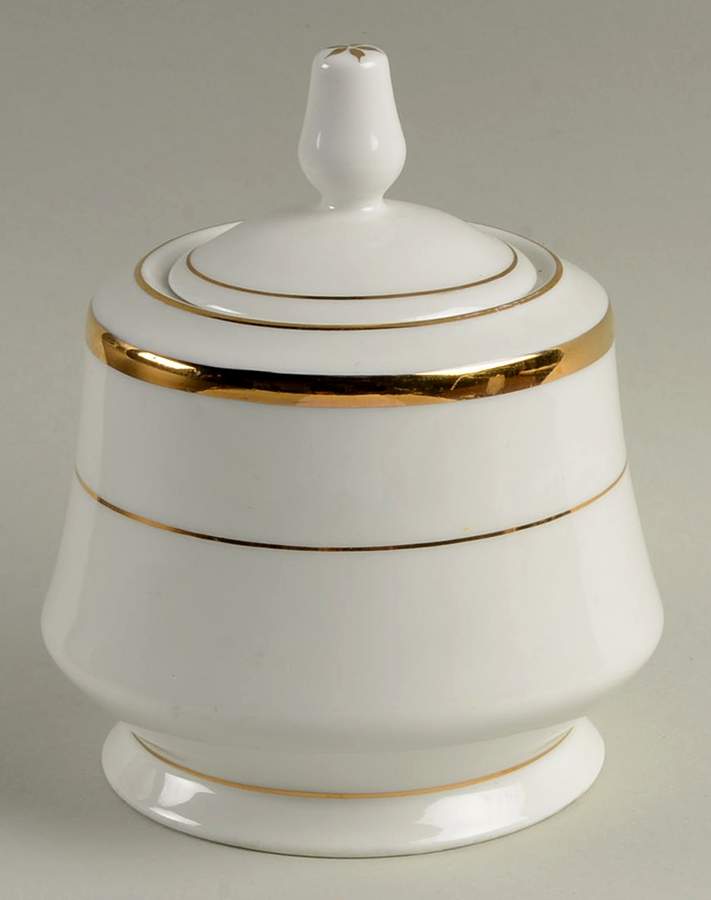 Royal Gold Sugar Bowl & Lid by American Atelier-1