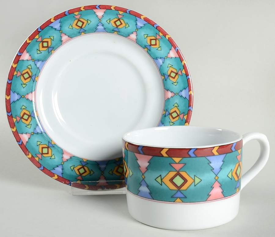 Timberlane Flat Cup & Saucer Set by American Atelier-1