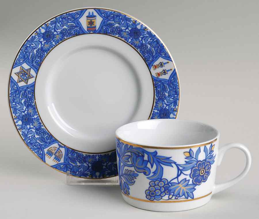 Tradition Flat Cup & Saucer Set by American Atelier-1