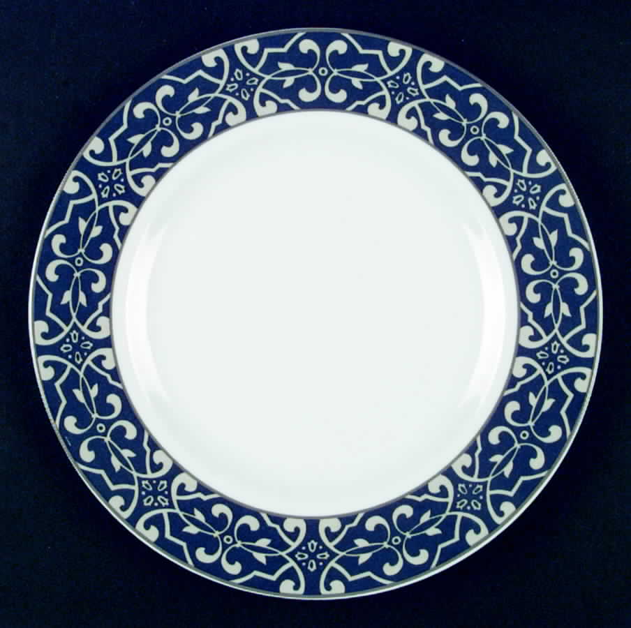 Valencia Blue Dinner Plate by American Atelier-1
