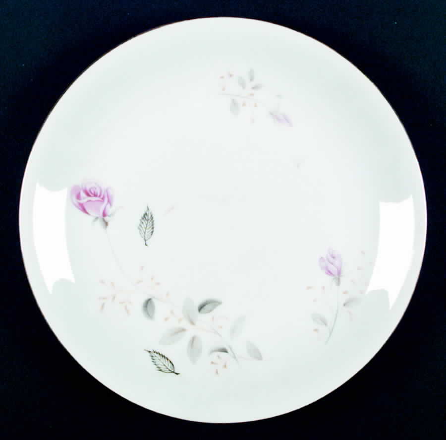 Flamingo Rose Dinner Plate by Abalone-1