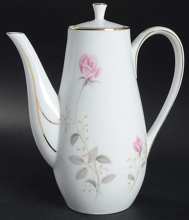 Flamingo Rose Coffee Pot & Lid by Abalone-1