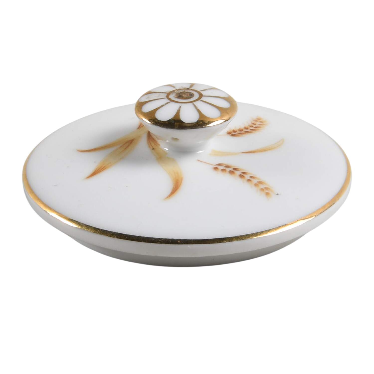 Golden Grain Lid for Sugar Bowl by Abalone-1