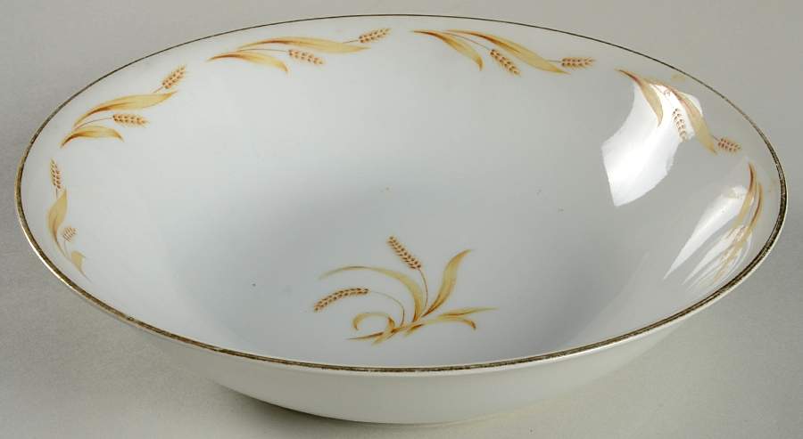 Golden Grain 8" Round Vegetable Bowl by Abalone-1