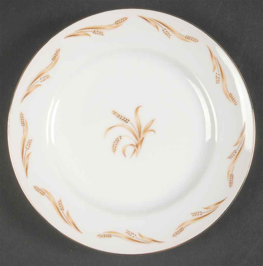 Golden Grain Bread & Butter Plate by Abalone-1