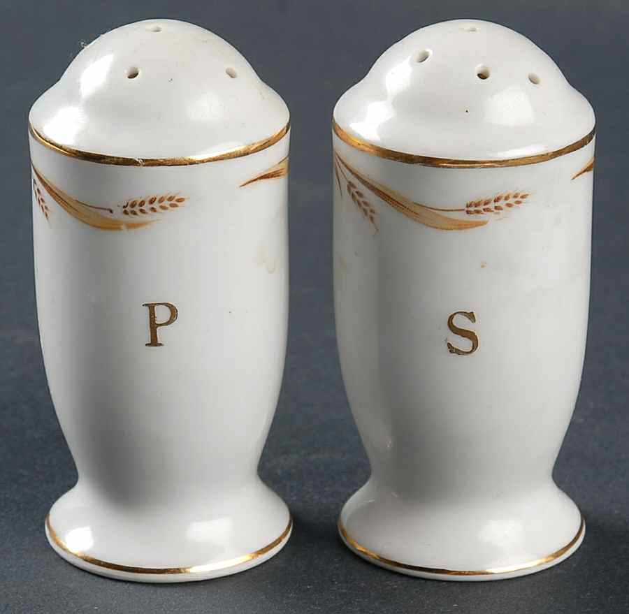 Golden Grain Salt & Pepper Set by Abalone-1