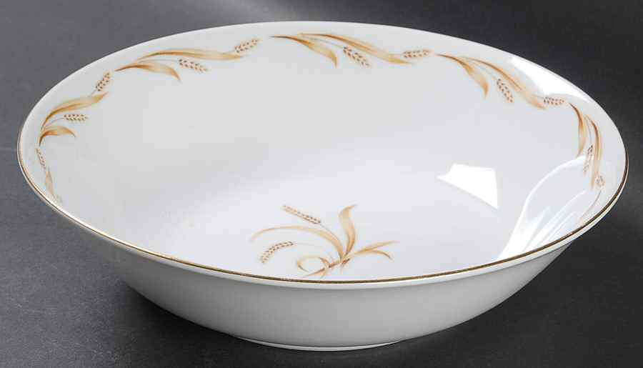 Golden Grain 9" Round Vegetable Bowl by Abalone-1