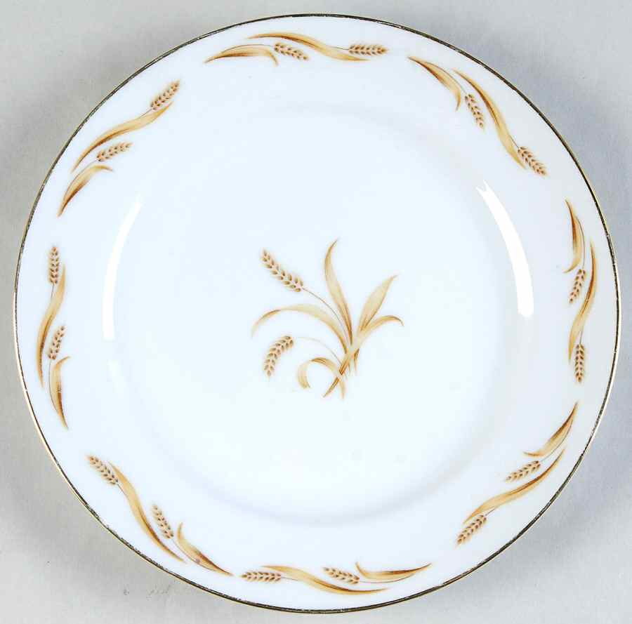 Golden Grain Salad Plate by Abalone-1