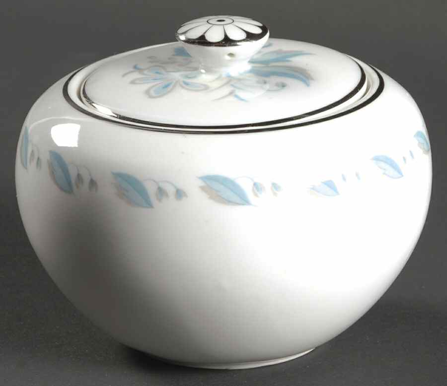 Sky Flower Sugar Bowl & Lid by Abalone-1