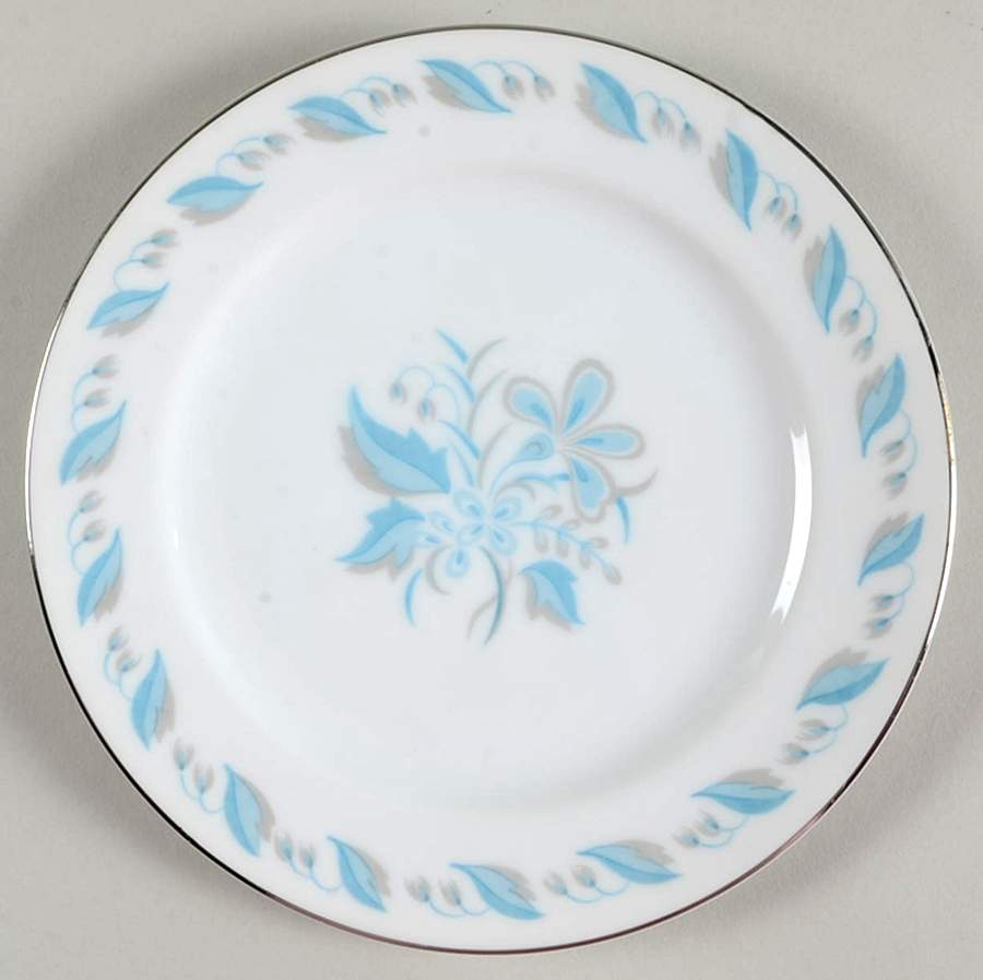 Sky Flower Salad Plate by Abalone-1