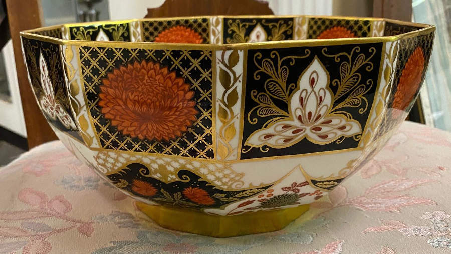 Chrysanthemum 10" Footed Salad Serving Bowl by Abbeydale-1