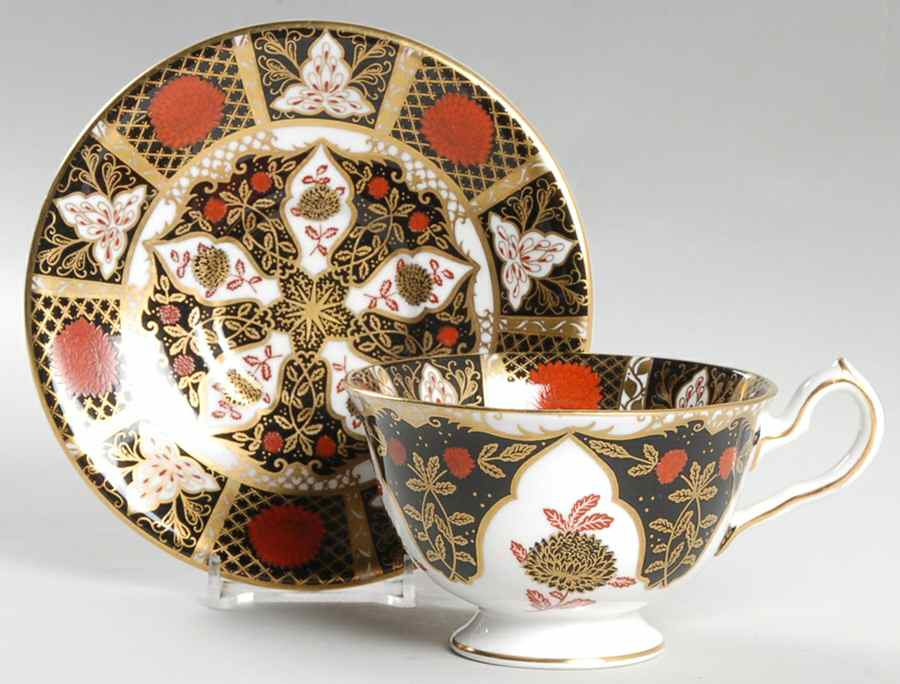 Chrysanthemum Flat Cup & Saucer Set by Abbeydale-1