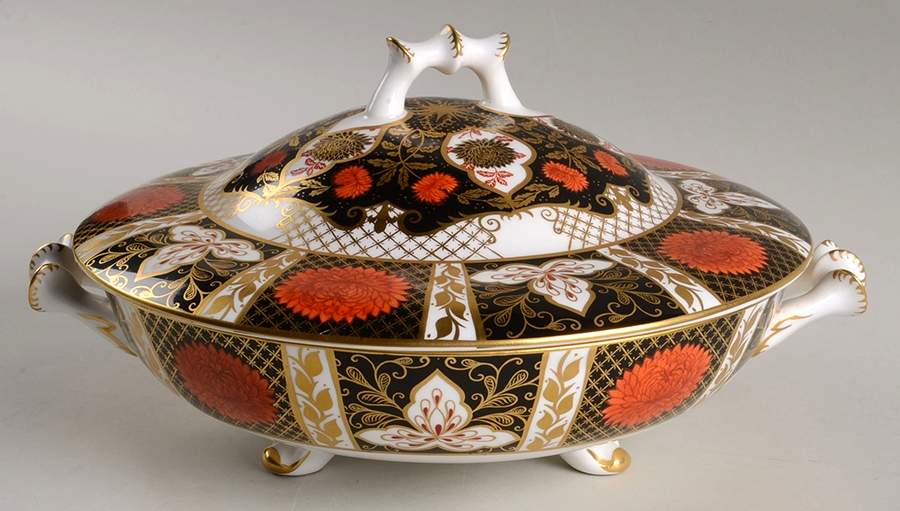 Chrysanthemum Round Covered Vegetable by Abbeydale-1