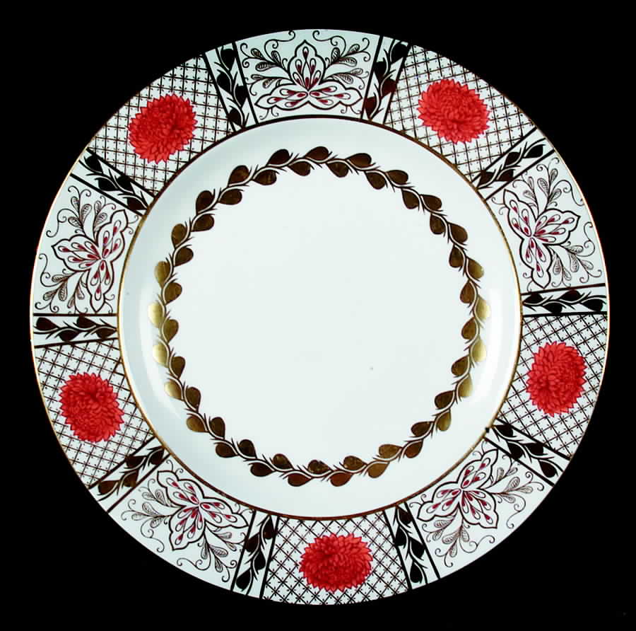 Empress Red Salad Plate by Abbeydale-1
