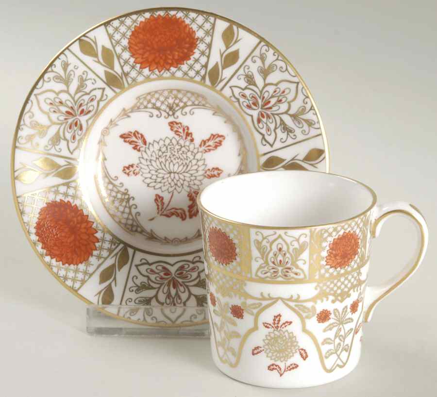 Imperial Flat Demitasse Cup & Saucer Set by Abbeydale-1