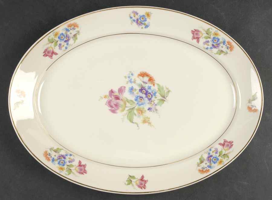 ABE1 14" Oval Serving Platter by Aberdeen-1