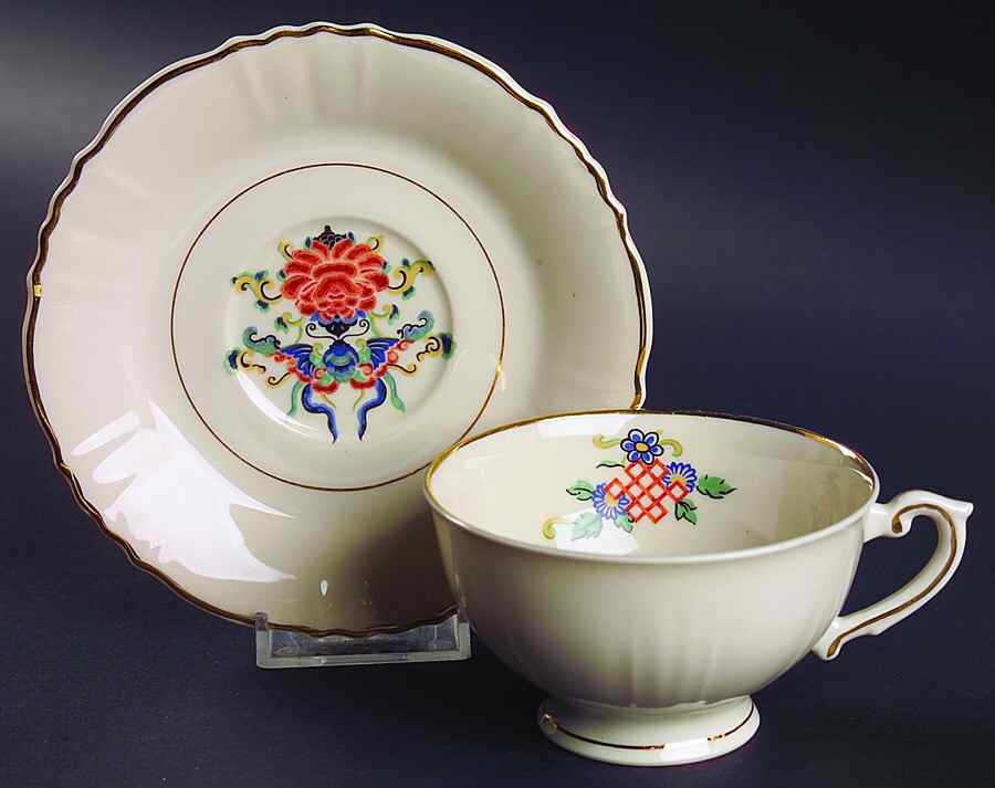 ABE14 Footed Cup & Saucer Set by Aberdeen-1