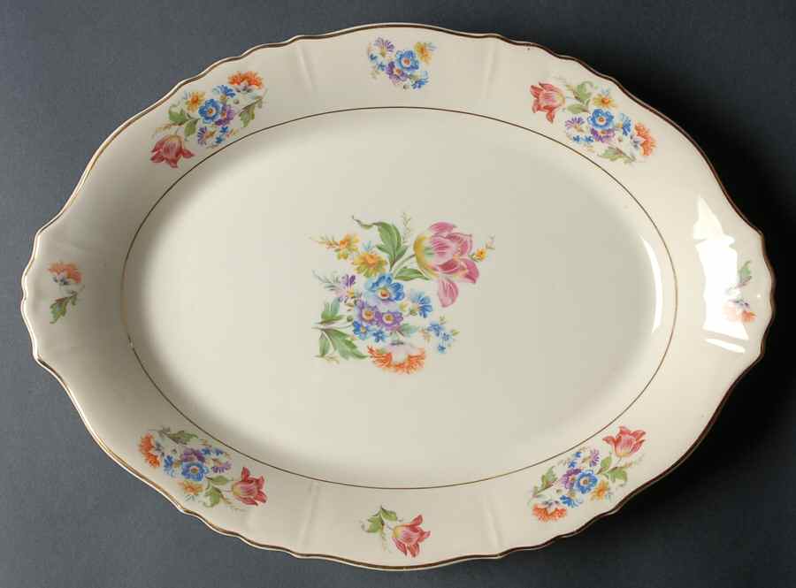 ABE3 14" Oval Serving Platter by Aberdeen-1