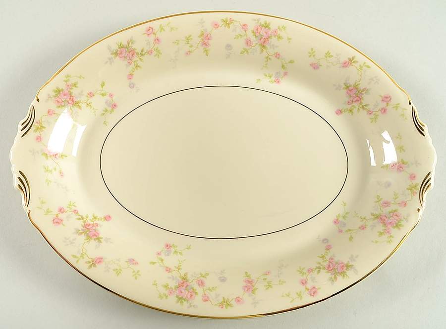 ABE4 14" Oval Serving Platter by Aberdeen-1