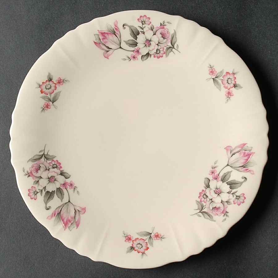 Moss Rose (Scalloped, No Trim) Saucer for Cream Soup Bowl by Aberdeen-1