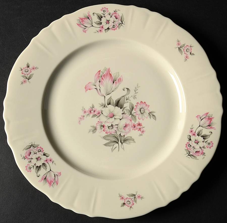 Moss Rose (Scalloped, No Trim) Dinner Plate by Aberdeen-1