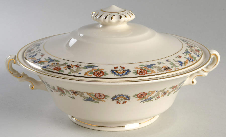 Oriental Round Covered Vegetable by Aberdeen-1