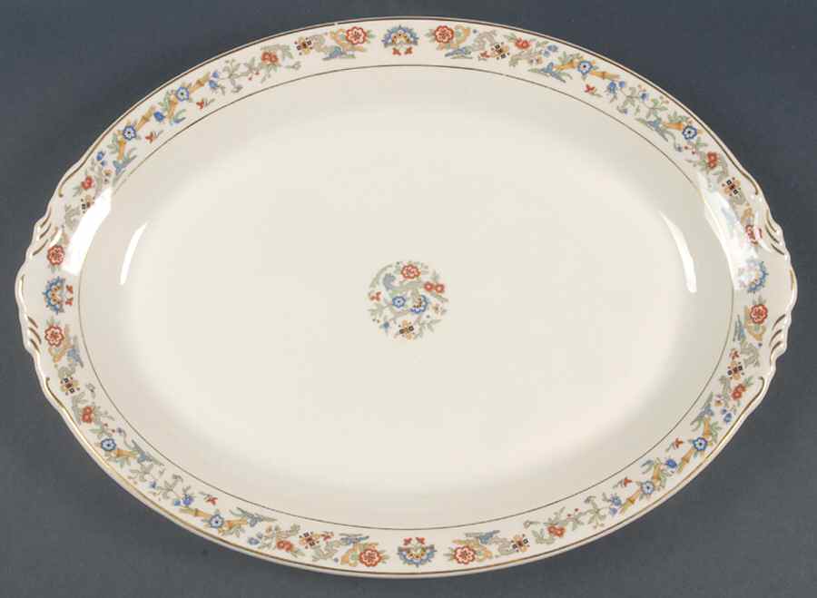 Oriental 16" Oval Serving Platter by Aberdeen-1