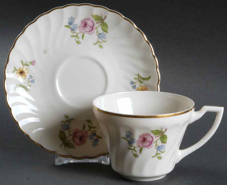 Portland Flat Cup & Saucer Set by Aberdeen-1