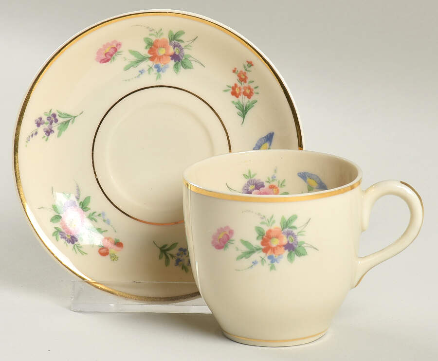Selma (Smooth) Demitasse Cup & Saucer Set by Aberdeen-1