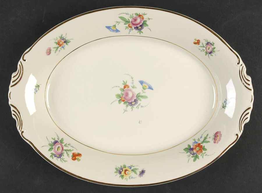 Selma (Smooth) 12" Oval Serving Platter by Aberdeen-1