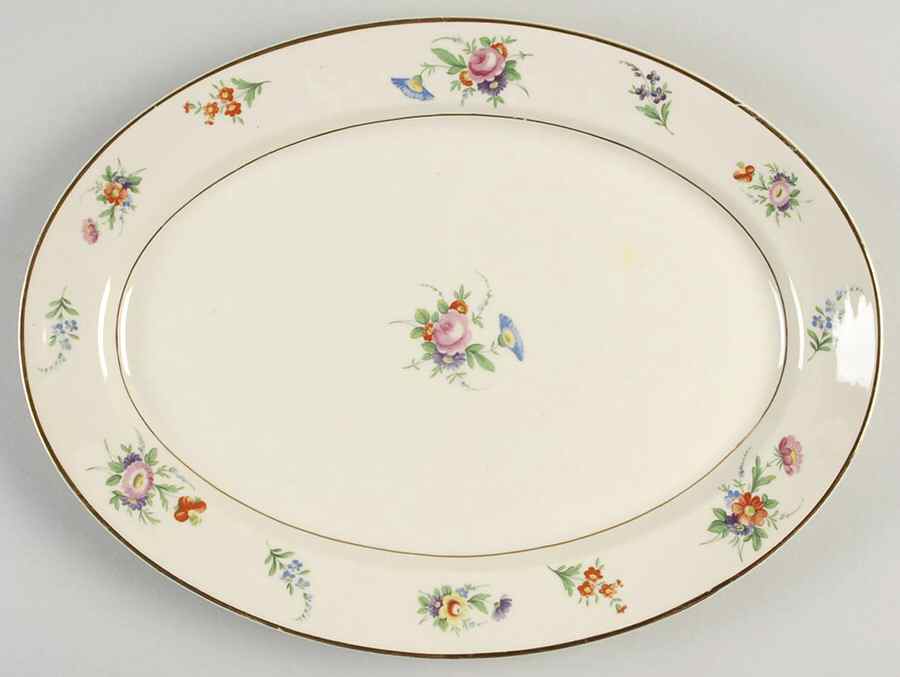 Selma (Smooth) 14" Oval Serving Platter by Aberdeen-1