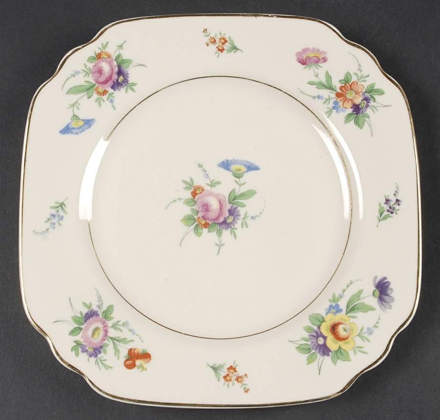 Selma (Smooth) Square Salad Plate by Aberdeen-1