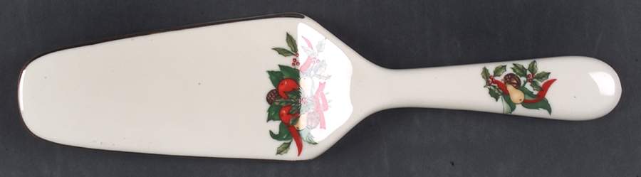 Christmas Bounty Solid Ceramic Pie/Cake Server by Amc China-Germany-1