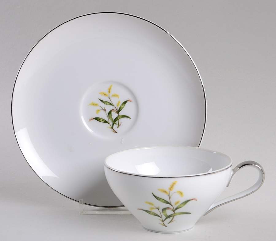 Adele Flat Cup & Saucer Set by ACI-1