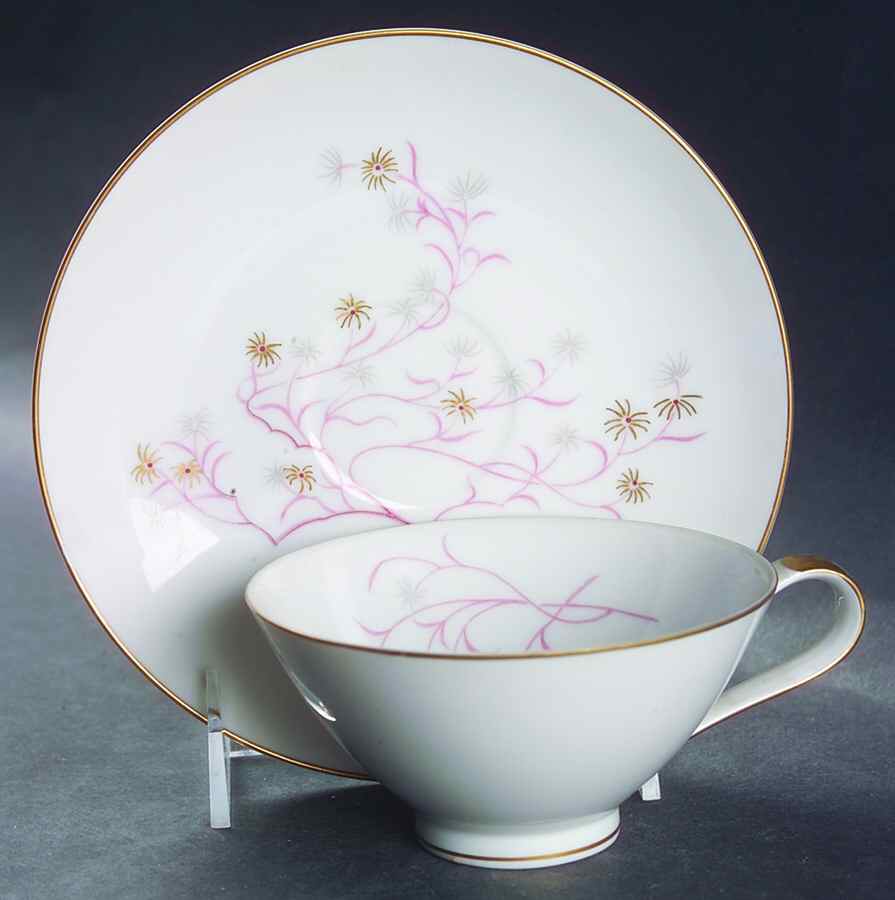 Canterbury Footed Cup & Saucer Set by ACI-1