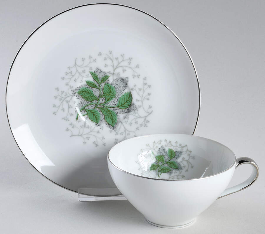 Celeste Flat Cup & Saucer Set by ACI-1