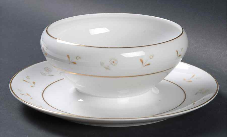 Denise Gravy Boat with Attached Underplate by ACI-1