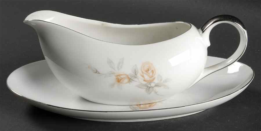 Elaine Gravy Boat & Underplate by ACI-1