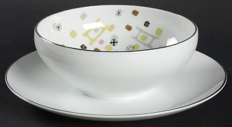 Frolic Gravy Boat with Attached Underplate by ACI-1