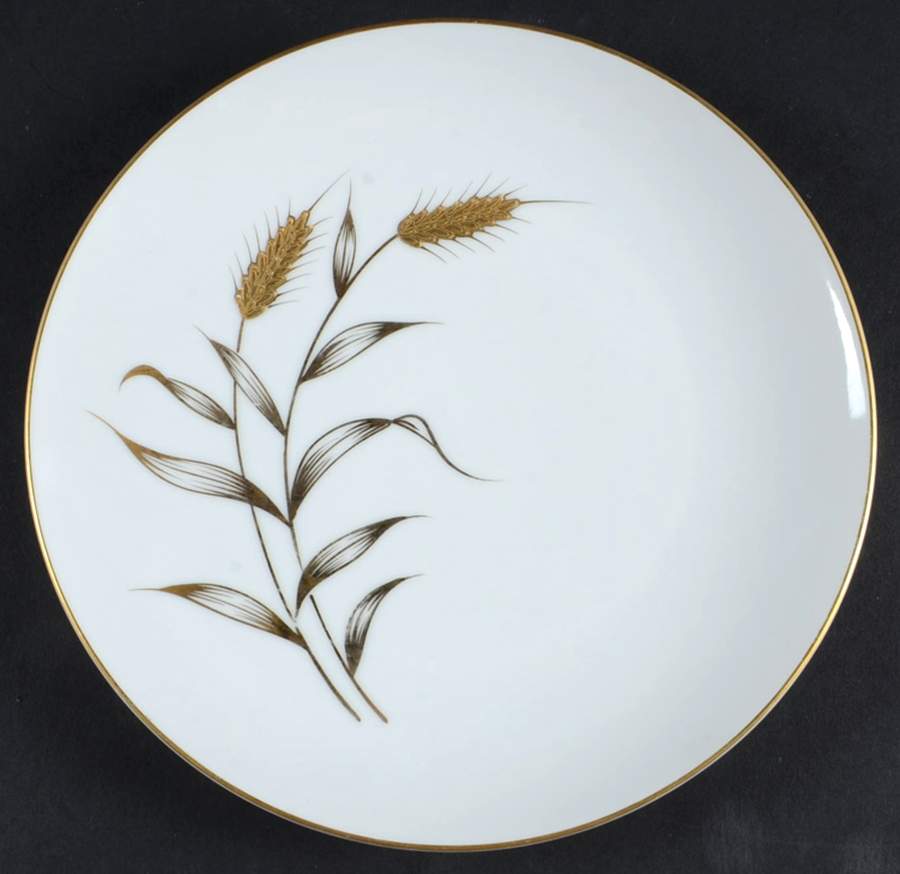 Golden Leaf Salad Plate by ACI-1