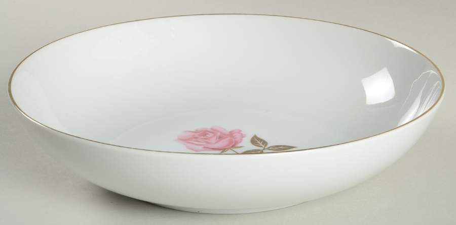Golden Rose 9" Round Vegetable Bowl by ACI-1