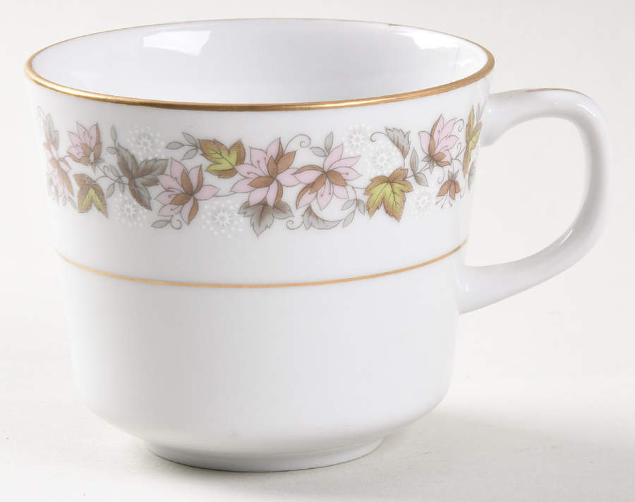 Autumn Leaves Flat Cup by Acsons-1