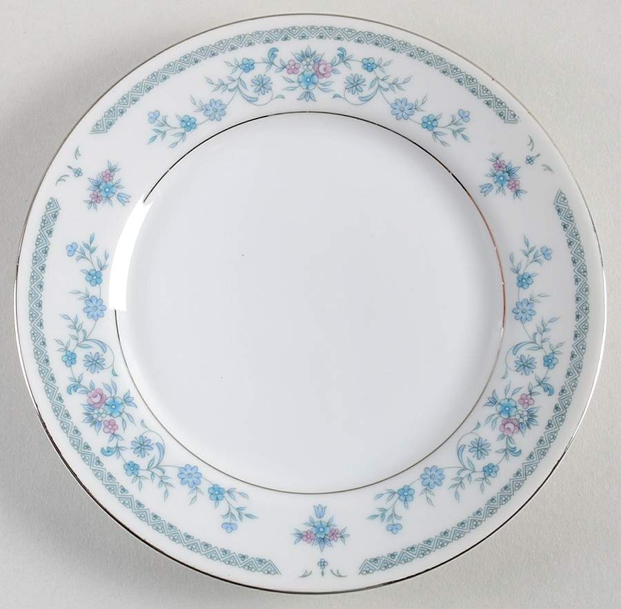 Bridal Veil Bread & Butter Plate by Acsons-1