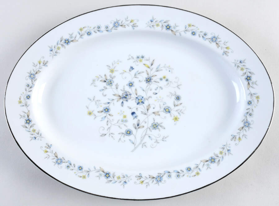 Chantilly 14" Oval Serving Platter by Acsons-1