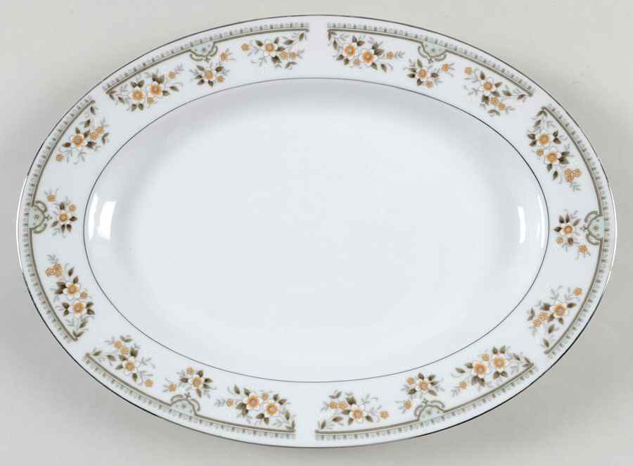 Francine 12" Oval Serving Platter by Acsons-1