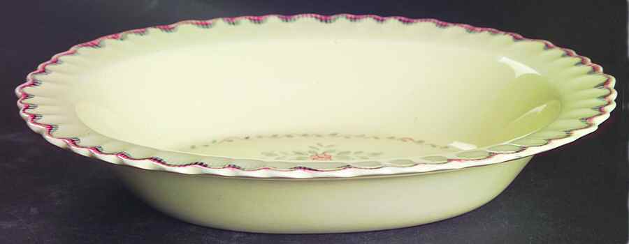 2164 10" Oval Vegetable Bowl by Adams China-1