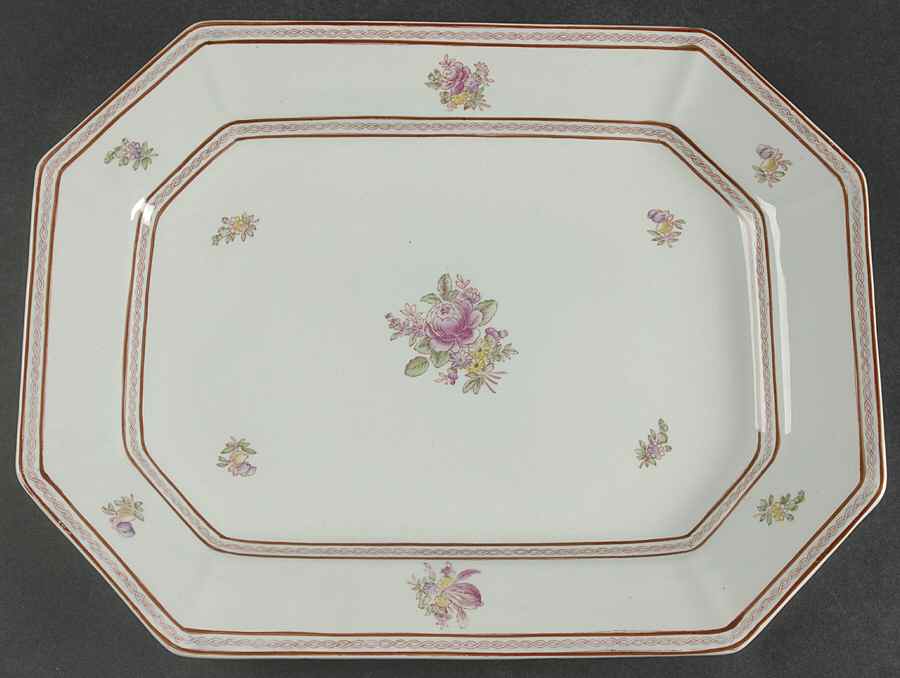 2418 12" Oval Serving Platter by Adams China-1