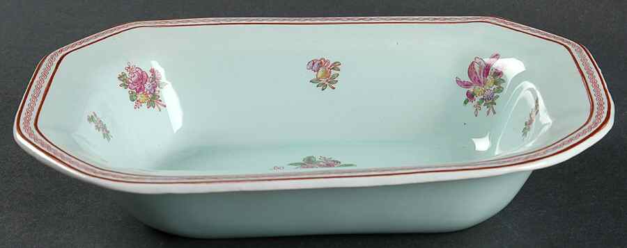 2418 9" Oval Vegetable Bowl by Adams China-1