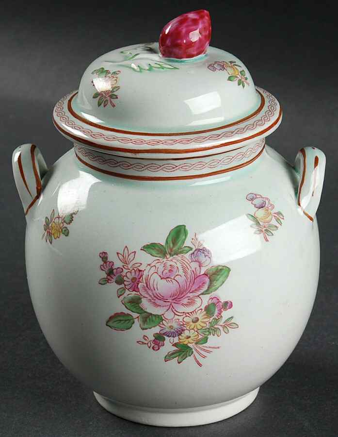 2418 Sugar Bowl & Lid by Adams China-1